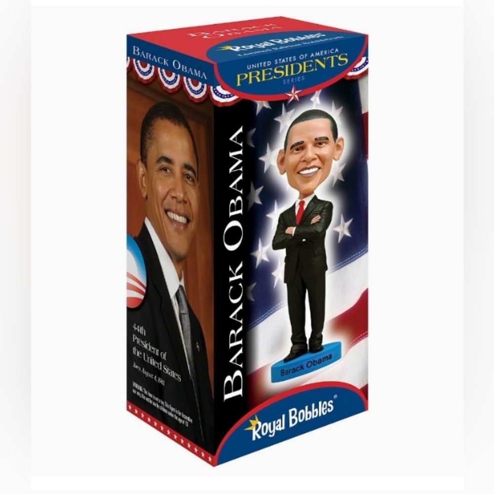 NIB collectable royal bobbles "presidential line "